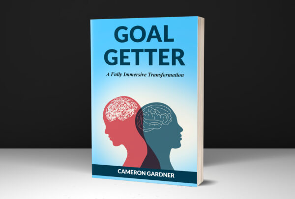 'Goal Getter' Ebook with muscle building, mindset and diet tips for achieving health and wellness goals.